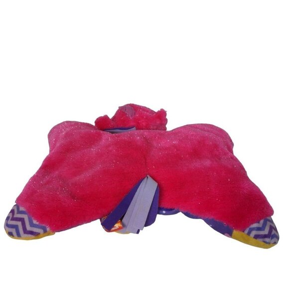 FlipaZoo Flip N Play Pink Unicorn Yorkie Puppy Dog Stuffed Pillow 2017 18" - Picture 3 of 11